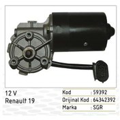 Resim SİLECEK MOTORU 12V RENAULT R19 56392 64342392 