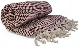 Resim Peştemal Sık Dokuma Nar Çiçeği Bordo 