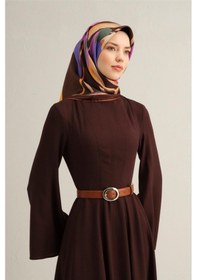Resim Armine Saf İpek Sura Eşarp 9302-83 Renkli 