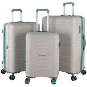 Resim V379 Aura Y.üretim Pp Valiz Kemik/suyeşili Set S21yy1000142-set 10730 Kemik/suyeşili 