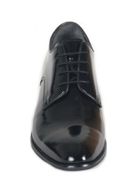 Resim Srj+7 Cm Gizli Topuklu Boy Uzatan Damatlık Ayakkabı Siyah 