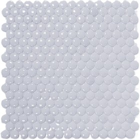 Resim MozaiKristaL Yaşam Alanlarının Tüm Yüzeyleri Için 22 Mm Yuvarlak Beyaz Cam Mozaik ( 1 Kutu = 1 M2 Fiyatıdır ) 