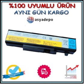 Resim Lenovo Uyumlu Ideapad Y450 Batarya Pil 