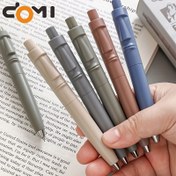 Resim DOMI 821 Paskalya Adası Moai Kalem - 0.5mm İnce Uç, Hızlı Kuruyan Siyah Mürekkep, Pürüzsüz Yazma, Geri Çekilebilir, Hafif, Doldurulabilir, 1000m Yazma Uzunluğu, Ofis ve Okul İçin İdeal, Okul Kırtasiyesi | Moai Tasarımı | Plastik Kalem 
