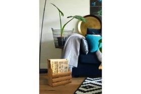 Resim Grootland Ahşap Gazetelik / Dergilik / Kitaplık 