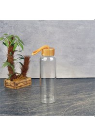 Resim H2o Bambu Kapaklı Matara 500 Ml Promo Şeffaf 