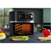 Resim Philips Combi 7000 Serisi XXL Connected Airfryer Siyah 2225Watt NutriU uygulamasına bağlı 