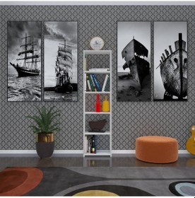 Resim Kenzlife Kitaplık Süper Ga 150*40*19 Byz 5 Katlı Tek Bölme Çift Bölme Opsiyonlu Ofis Mutfak Banyo Dolabı Arkalıksız Çok Renkli 