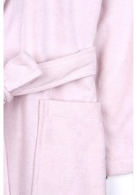 Resim Baveno %100 Pamuk Özel Seri Yazı Nakışlı Kadife Şalyaka Bornoz 