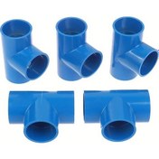 Resim Willowhaven 5 Adet Mavi T Bağlantı Pvc Su Hortumu Tesisat Bahçe Sulama 