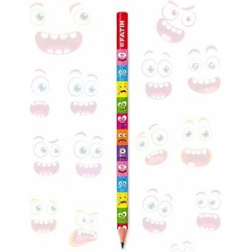 Resim Emoji Desenli Kurşun Kalem 2b Fatih 1 Adet Çok Renkli 