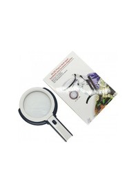 Resim Büro Ev Ofis İçin 120mm 10led Işıklı Büyüteç Çalışma Masası Büyüteci 