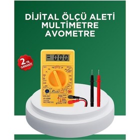 Resim Drnds Dijital Multimetre Ölçü Aleti Ac Dc Ölçüm Ve Lcd Ekranlı 