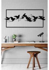 Resim Kuşlar - Metal Tablo 