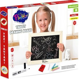 Resim ONY-391 Ahşap Tablet Yazı Tahtası -Onyıl 