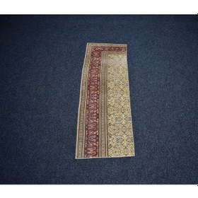 Resim Zehra Abla Halı Vintage El Dokuma Çiçekli Bünyan Kayseri Mini Yolluk Yün Halısı 6723 Çok Renkli 