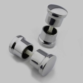 Resim SETA 2 Kapaklık Duşakabin Kulp Krom 2 Iç 2 Dış Çift Kapak Topuz Kulp 