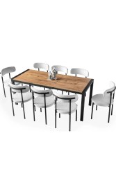 Resim Erezoğulları Mobilya Açılır Yemek Toplantı Masası 75X120 cm 