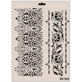 Resim Bucuks Mey Ithalat® Rich Dantel Seri DN-902 Stencil 35X25 cm 