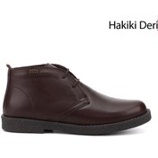 Resim GÖNDERİ(R) Kadın / Kız Kahve Antik Oxford Kalıp Kauçuk Taban Hakiki Deri Bot 