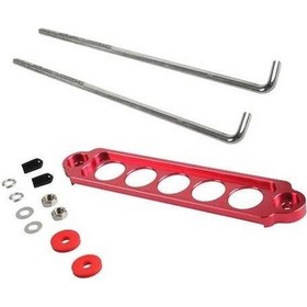 Resim Besthome1 Suntek 5 Delikli Araç Aküsü Sabitleme Braketi Kırmızı, Otomobil İçin Güvenli Ve Kolay Kullanım 