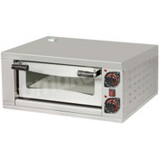 Resim OMAKE Elektrikli Pizza Fırını 1xø39 cm Kapasiteli 1 Katlı 40X40 Manuel 