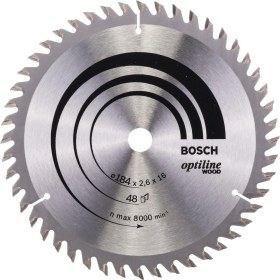 Resim Optiline Wood 184*16 mm 48 Diş Daire Testere Bıçağı 