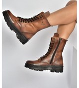 Resim Fox Shoes V999049103 Taba Hakiki Deri Kadın Postal Bot Taba-hakiki Deri 