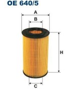 Resim FILTRON OE640-5 | Yağ Filtresi 00-Sprinter Eleman Tip 