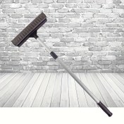 Resim Çift Taraflı Kazıyıcılı Geri Çekilebilir 2'si 1 Arada Pencere Temizleme Fırçası - Cam ve Pencere Çerçeveleri için Ayarlanabilir PVC Alet, Zeminler, Duvarlar, Banyo için Çok Yüzeyli Kullanım - Dayanıklı Plastik Ergonomik Saplı Siyah Ev Temizlik Aracı, Pencere Temizleme Araçları 