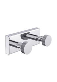 Resim Line Bathroom Averta Bornoz Askılık 119103 Krom Lamalı İkili Krom Gri 