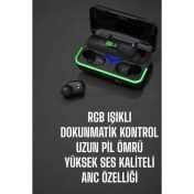 Resim Techno Stock Bluetooth Kulaklık Powerbankli Yüksek Ses Kaliteli Şarj Göstergeli 