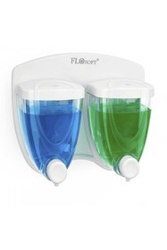 Resim KG-GOLDPAPER F029 350+350 700 Ml Ikiz Sıvı Sabunluk Dispanseri Aparatı (üstten Doldurmalı) 