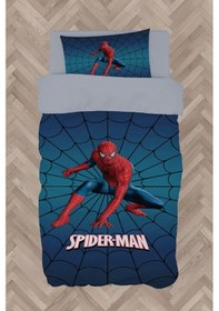 Resim Mekta Home Bebek Ve Çocuk Odası Spider Man Desenli Lacivert Nevresim Takımı 