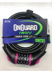 Resim Onguard Şifreli Kilit 8170 Pembe Neon Combo Siyah 