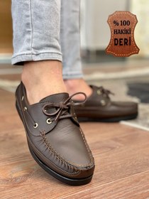 Resim Muggo Dexter Garantili Hakiki Deri Erkek Günlük Klasik Casual Ayakkabı 