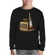 Resim Fender And The Rock 'N Roll Siyah Çocuk Sweatshirt Siyah 