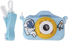 Resim Akozon Dahili Pil, HD Çift Lens, 2 inç Ekran, Selfie, Video, Oyunlar Ile X9 Astronot Çocuk Kamerası - Çocuklar Için Istma/Doğum Günü Hediyesi (BLUE) 