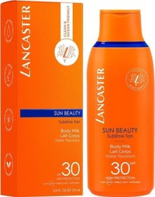 Resim Lancaster Sun Beauty Vücut Sütü SPF30 Güneş Vücut Losyonu 175 ML 