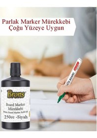 Resim Kırmızı Yazı Tahta Kalem Mürekkebi 250ml 1 Adet Brons Tahta Kalemi Mürekkebi Kolay Silinebilir 250gr Okul Sınıf Öğrenci Kırmızı 