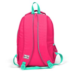 Resim Coral High Kids Neon Mercan Flamingolu Üç Bölmeli USB Şarjlı Kulaklık Çıkışlı Sırt Çantası 23416 