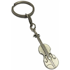 Resim Herşey Nota Keman Müzik Anahtarlık 