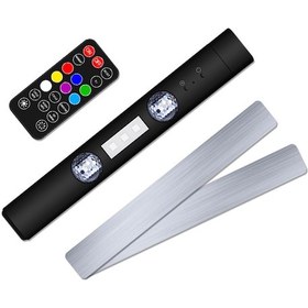 Resim Hfambition Usb Şarjlı Oto Ambiyans Lambası 5v 3w - Renkli Led, Ses Kontrol, Manyetik Tutucu, Uzaktan Kumanda, 300mah Pil Siyah Diğer 