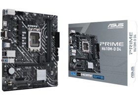 Resim ASUS PRIME H610M-D D4 DDR4 3200MHZ 1XVGA 1XHDMI 1XM.2 USB 3.2 MATX 1700P (12. \u002F 13. VE 14. NESİL İŞLEMCİ UYUMLU) 