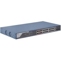 Resim Hıkvısıon DS-3E1326P-EI 24 Port 10/100 24 Port Poe 2 Port Gigabit Uplınk 370W Yonetılebılır Swıtch 