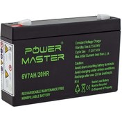 Resim Powermaster 7823 6 Volt 7 Amper Kuru Akü (150 X 50 X 94 Mm) 