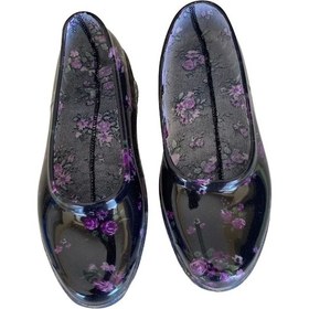 Resim Patik Çiçekli Bahçe Ve Tarım Kız Çocuk Ayakkabısı 21-28 Mor Mor 