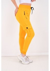 Resim Quıts Kıds 2 Iplik Yanları Kargo Cepli Eşofman Altı-8820 Byn-8820 Çok Renkli 