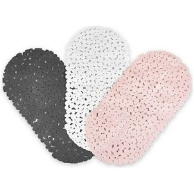 Resim Banyo Duş Ve Küvet Kaydırmazı Vantuzlu Paspas 34x68 Cm Pembe Renk Pembe 