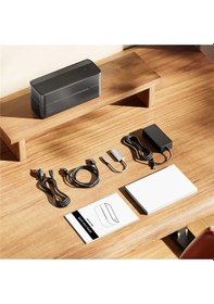 Resim Phomemo Pm241-bt 203 Dpı Mürekkepsiz Termal Yazıcı Bluetooth Uyumlu Etiket Yazıcısı - Siyah+gri 